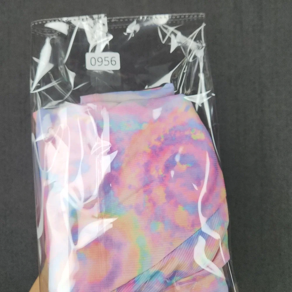 Andy &‎ Evan Girl's Rashguard Top Size L (12-14) NEW UPF 50+ Pink Swirl Tie Dye